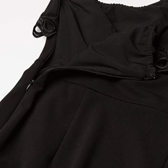 Nanette Nanette Lepore Sleeveless One Shoulder Knit Dress W/high-Low Flounce 4 - Picture 4 of 5